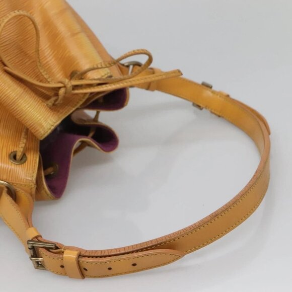 LOUIS VUITTON Epi Petit Noe Shoulder Bag Yellow M44109 LV Auth 140076 - Picture 8 of 16